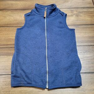 Carter's Kid Full Zip Vest Navy - Size 7